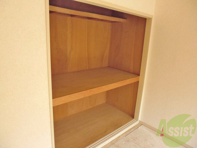 収納　お布団もラクラク入る収納です。お部屋が片付きますよ！