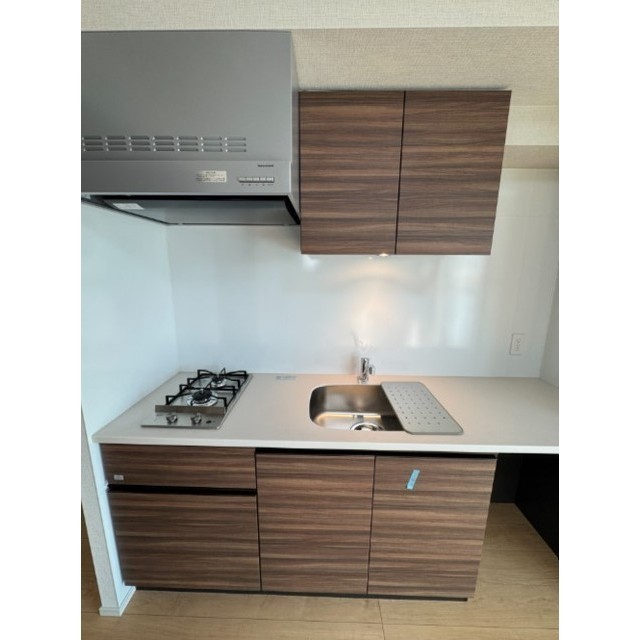 キッチン　コンパクトなキッチンで掃除もラクラク