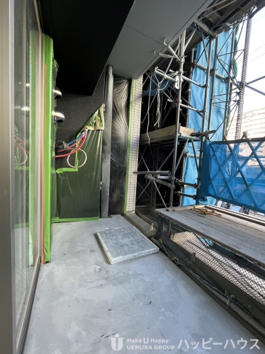 バルコニー　２０３号室の写真です（モデルルーム設置中）※ご入居の際には家