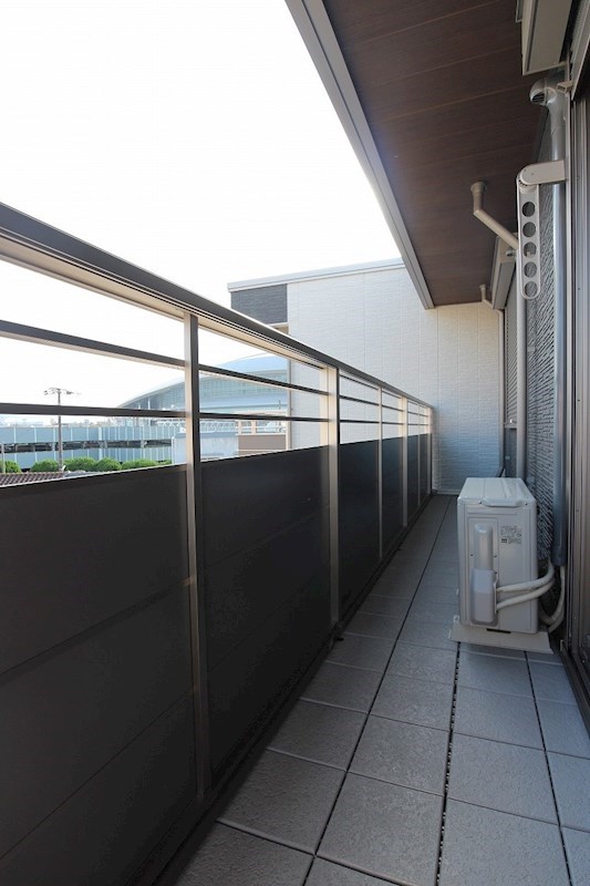 バルコニー　日当たり良好です。