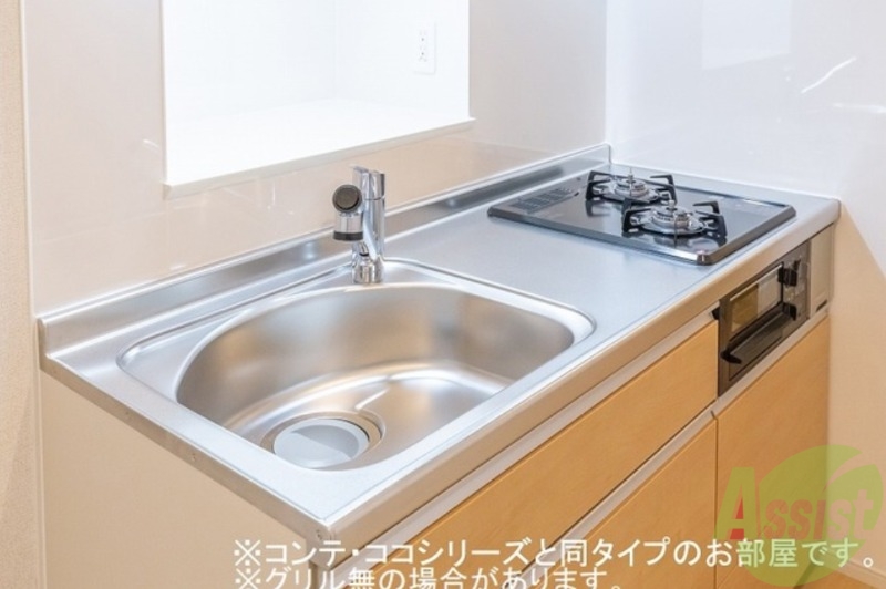 キッチン　こちら建築中の物件となり、イメージ画像になります。