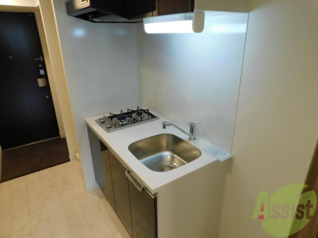 キッチン　２口ガスキッチンです