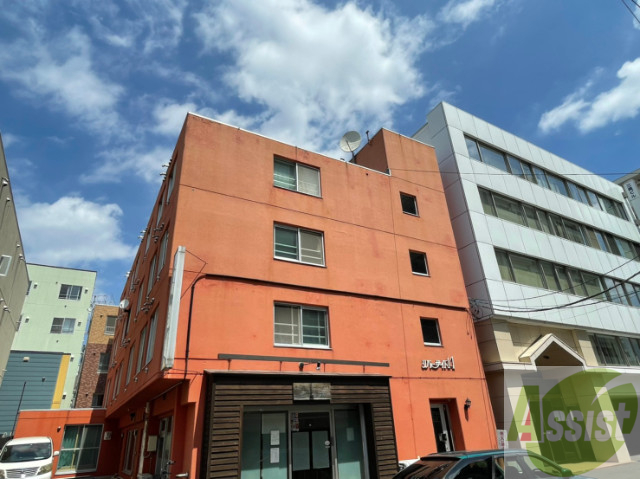 建物外観　札幌市北区北１４条西「リバーサイド１４」