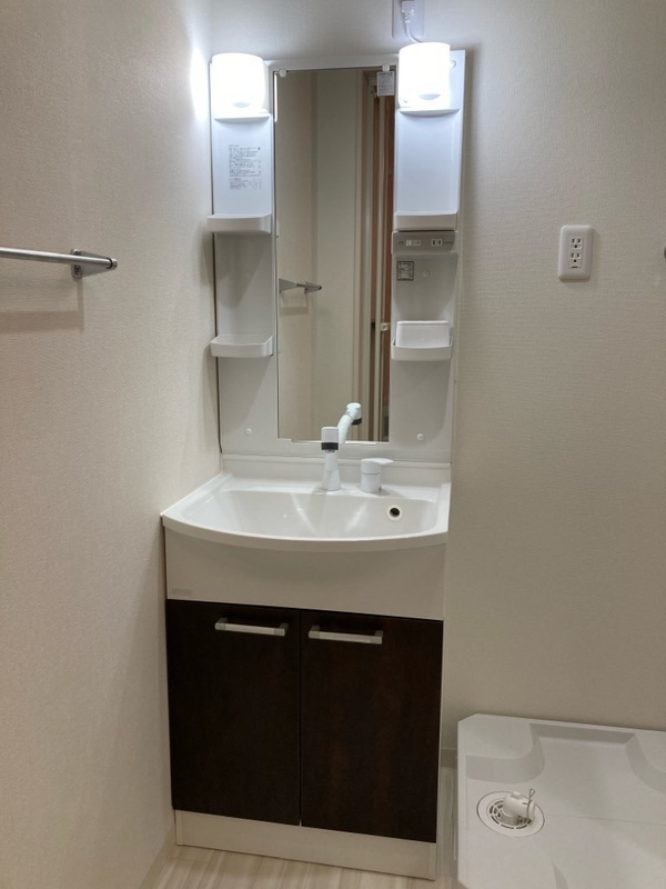 洗面設備　洗髪洗面化粧台付き♪
