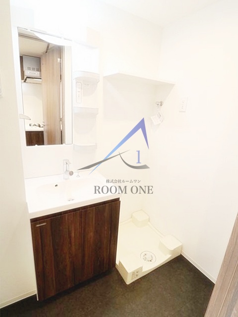 洗面設備　洗面台です。