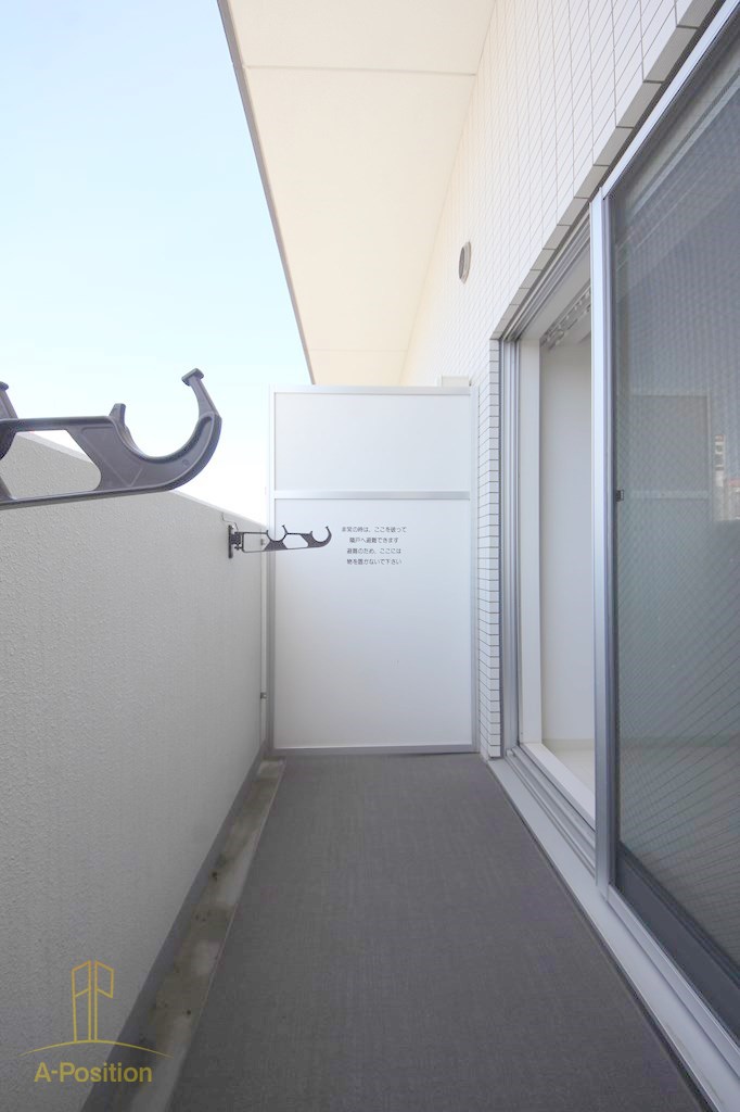 バルコニー　プレミアムコート天神橋エイト