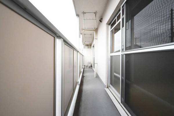 バルコニー　ビレッジハウスの同一物件・同一タイプの間取りの写真です