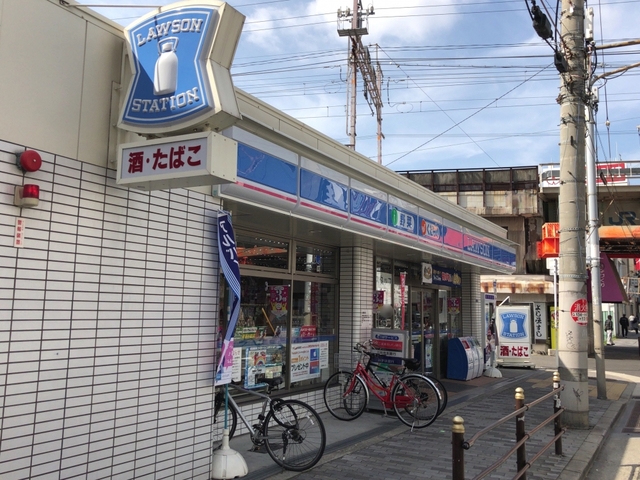 コンビニ　ローソン美章園駅前店（コンビニ）まで487m
