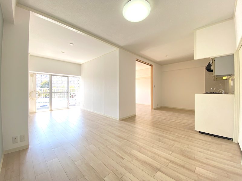 居室・リビング　2026年3月リフォーム！贅沢な「約16.5帖の広々LDK」