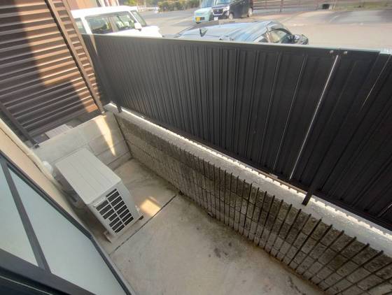 バルコニー　※別部屋の写真です