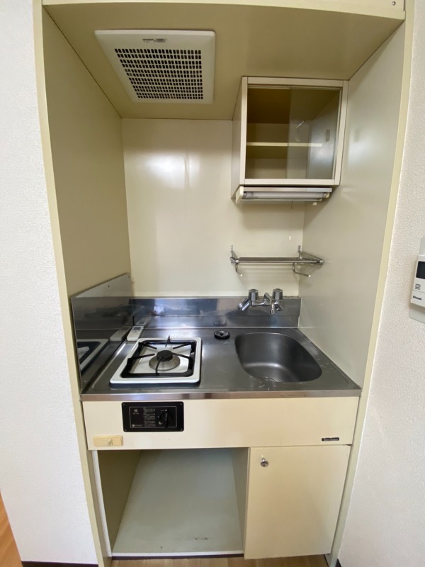 キッチン　１口ガスシステムキッチンです♪