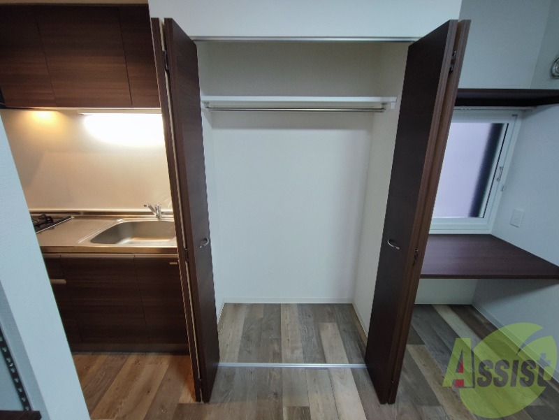 収納　収納もバッチリあるのでお部屋が片付きますよ