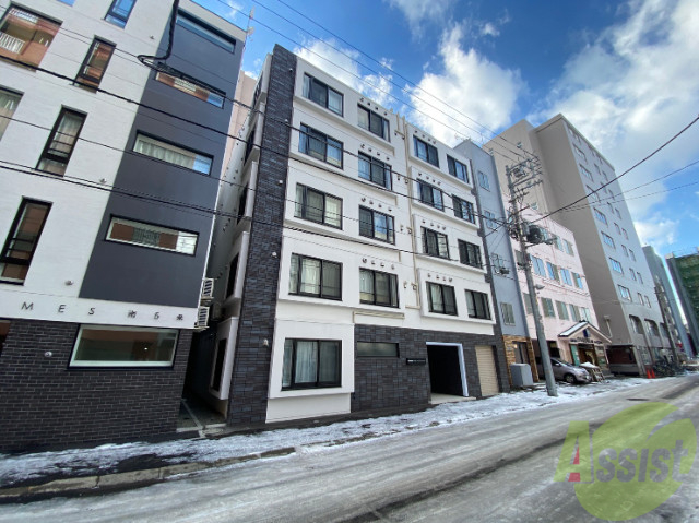 建物外観　札幌市中央区南５条西「ピュア東彩館６」