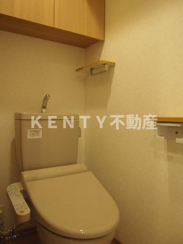 トイレ　ゆったりとした空間のトイレです