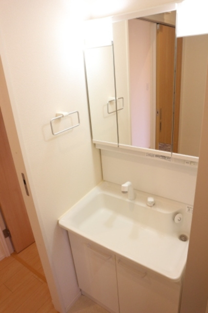 洗面設備　3面鏡のシャンプードレッサー ※同物件別号室