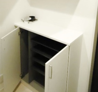 玄関　収納豊富なシューズボックスです♪