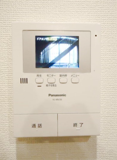セキュリティ　安心のモニター付きインターホンです♪