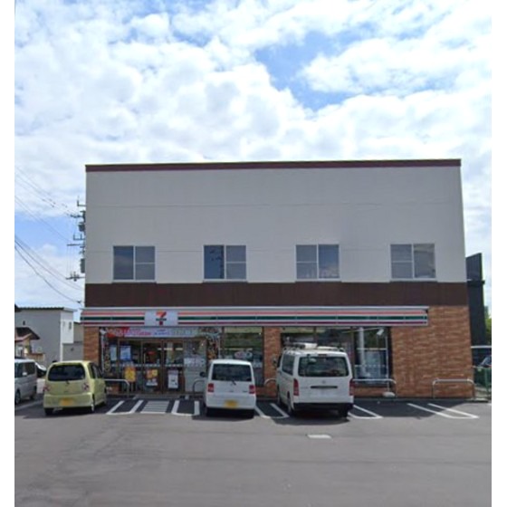 コンビニ　セブンイレブン函館富岡町店（コンビニ）まで150m