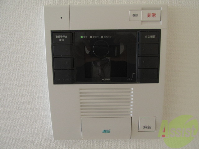 セキュリティ　モミター付ですよ。