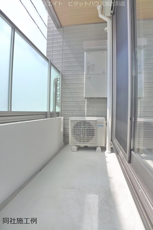 バルコニー　同社施工例