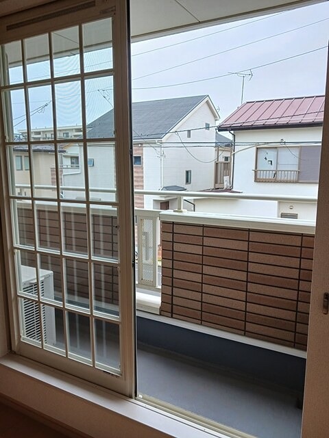 バルコニー　南西向きです。