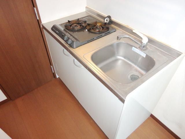 キッチン　★システムキッチンガス２口★