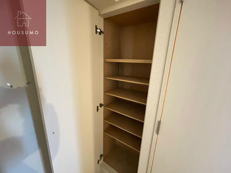 収納　たっぷりとした収納スペースです