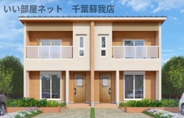 建物外観　先行申込受付中！完成が楽しみですね！