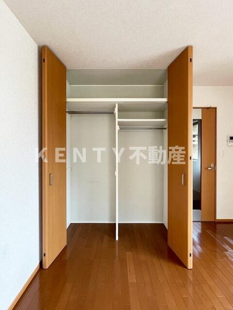 収納　たっぷりとした収納スペースです