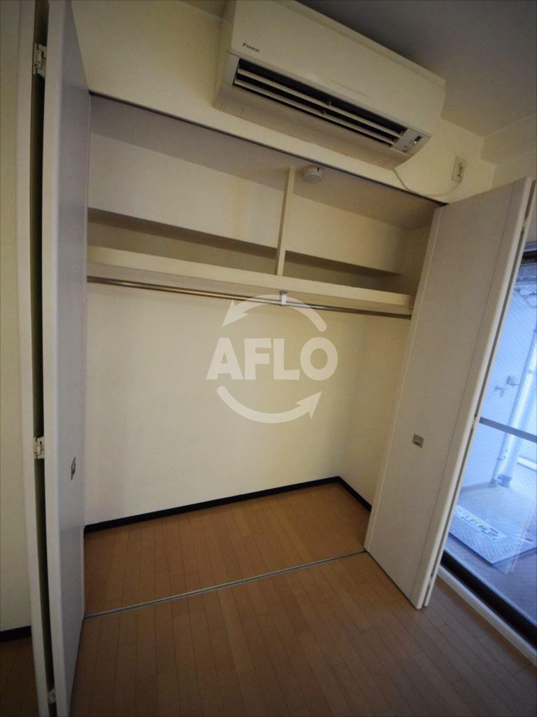 収納　エルミタージュ難波南II　クローゼット