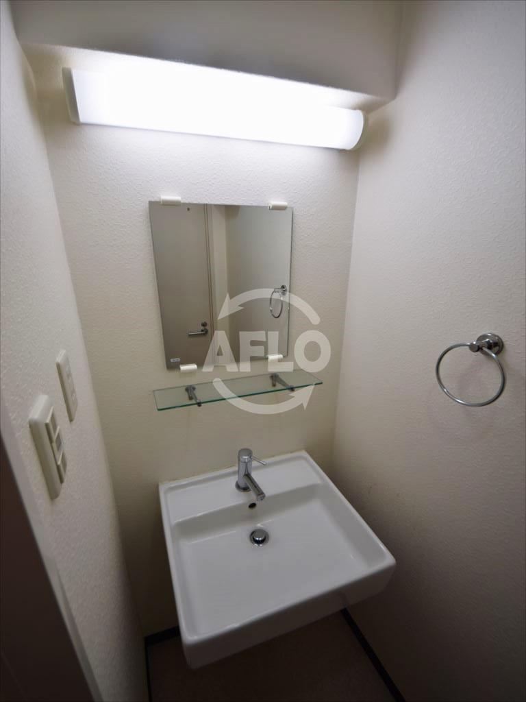 洗面設備　エルミタージュ難波南II　洗面台