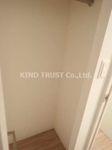 収納　たっぷりとした収納スペースです