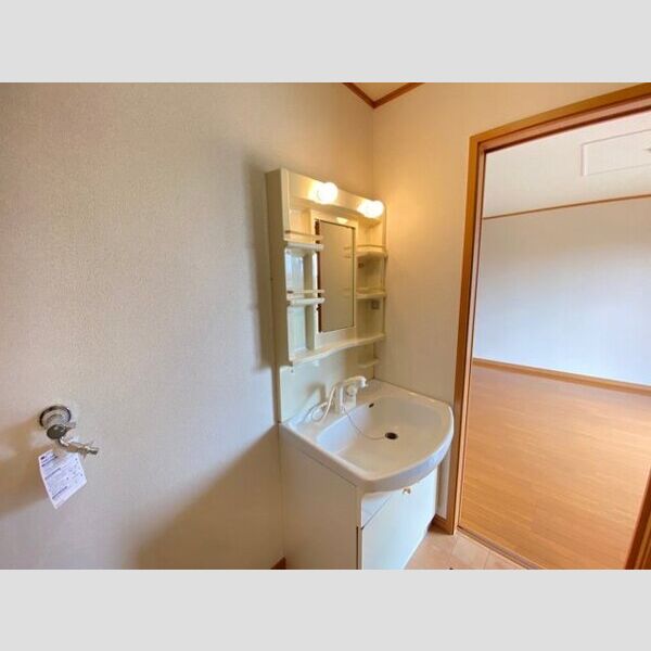 洗面設備　室内写真は別部屋の写真です。