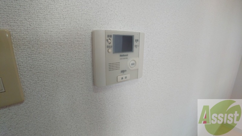 セキュリティ　インターホンで来客確認ができます。安心ですね。