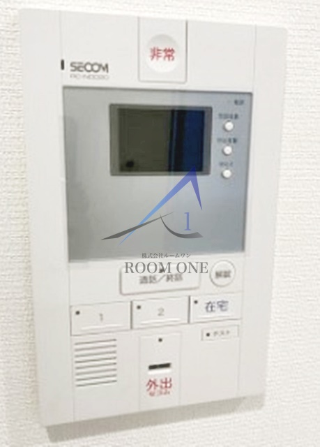 セキュリティ　モニター付きインターホンです。