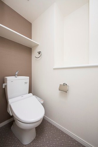 トイレ　ゆったりとした空間のトイレです