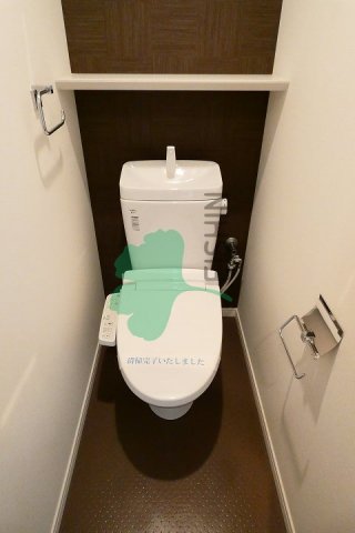 トイレ　清潔感のあるトイレです。