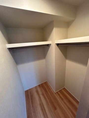 収納　たっぷりとした収納スペースです
