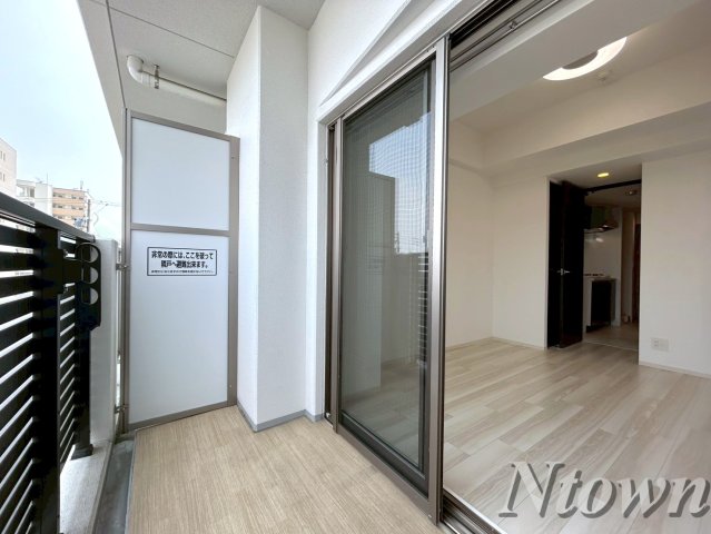 バルコニー　落ち着いた時間を過ごせるバルコニーです