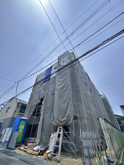 建物外観　外観（建築中）