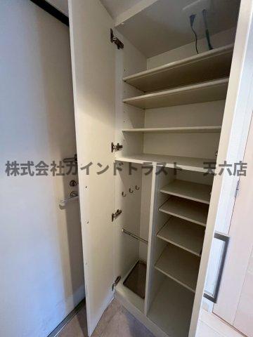 収納　十分な収納スペースがあります