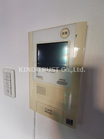 セキュリティ　モニター付きインターホンです