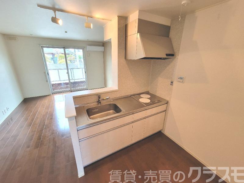 キッチン　２口ＩＨシステムキッチン♪