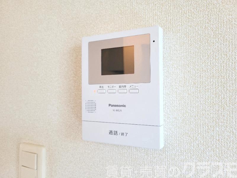 セキュリティ　来訪者が確認できるモニターホン♪