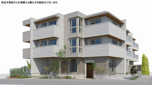 建物外観　【外観】完成予想図のため実際とは異なる可能性がございます。