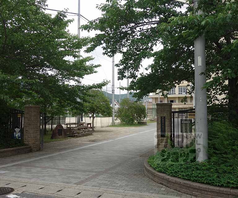 中学校　京都市立花山中学校（中学校）まで586m