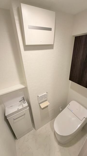 ＪＲ相模線 海老名駅 徒歩5分 11階建 築1年のトイレ写真