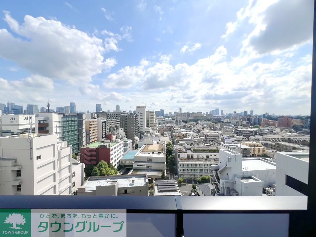 眺望　お問合せは(株)タウンハウジング東京へ