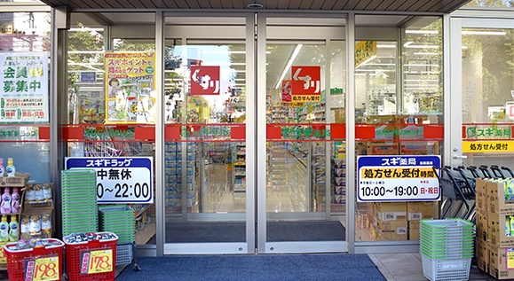 ドラックストア　スギ薬局西ケ原店（ドラッグストア）まで874m
