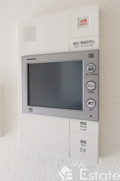 セキュリティ　モニター付きインターホン